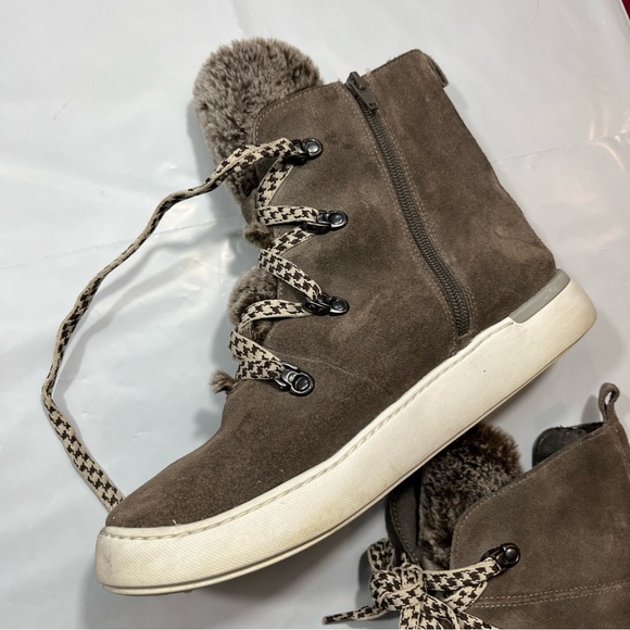 Rockport Cobb Hill GRAY SUEDE Elysse Alpine Zip ANKLE BOOTS 7.5M CH6803 womens - Picture 14 of 14